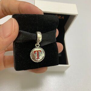 Pandora Texas Rangers Baseball Exclusive Dangle Charm Pendant